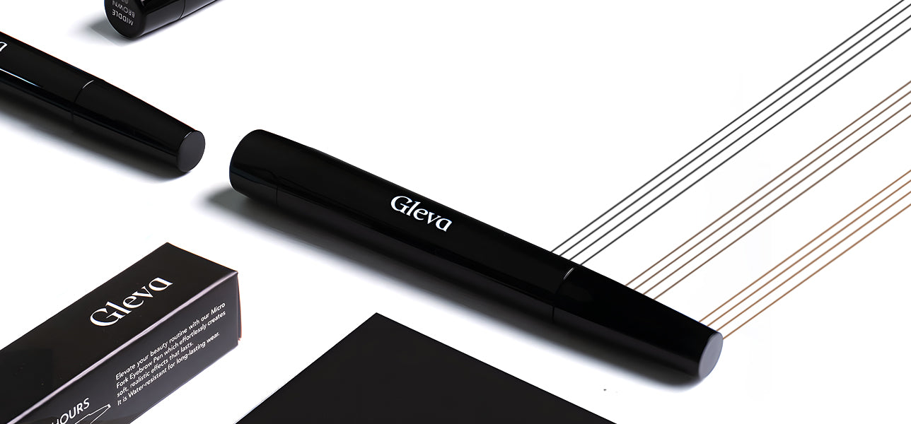 How to use Gleva's Micro Fork Eyebrow Pen