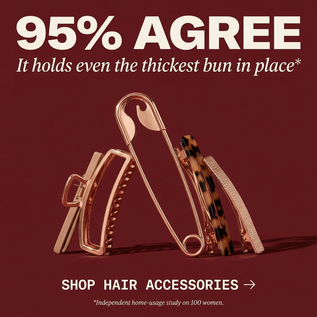 Safety Pin Hair Clip