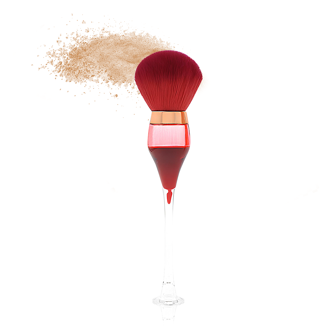 Wine Glass Powder Brush