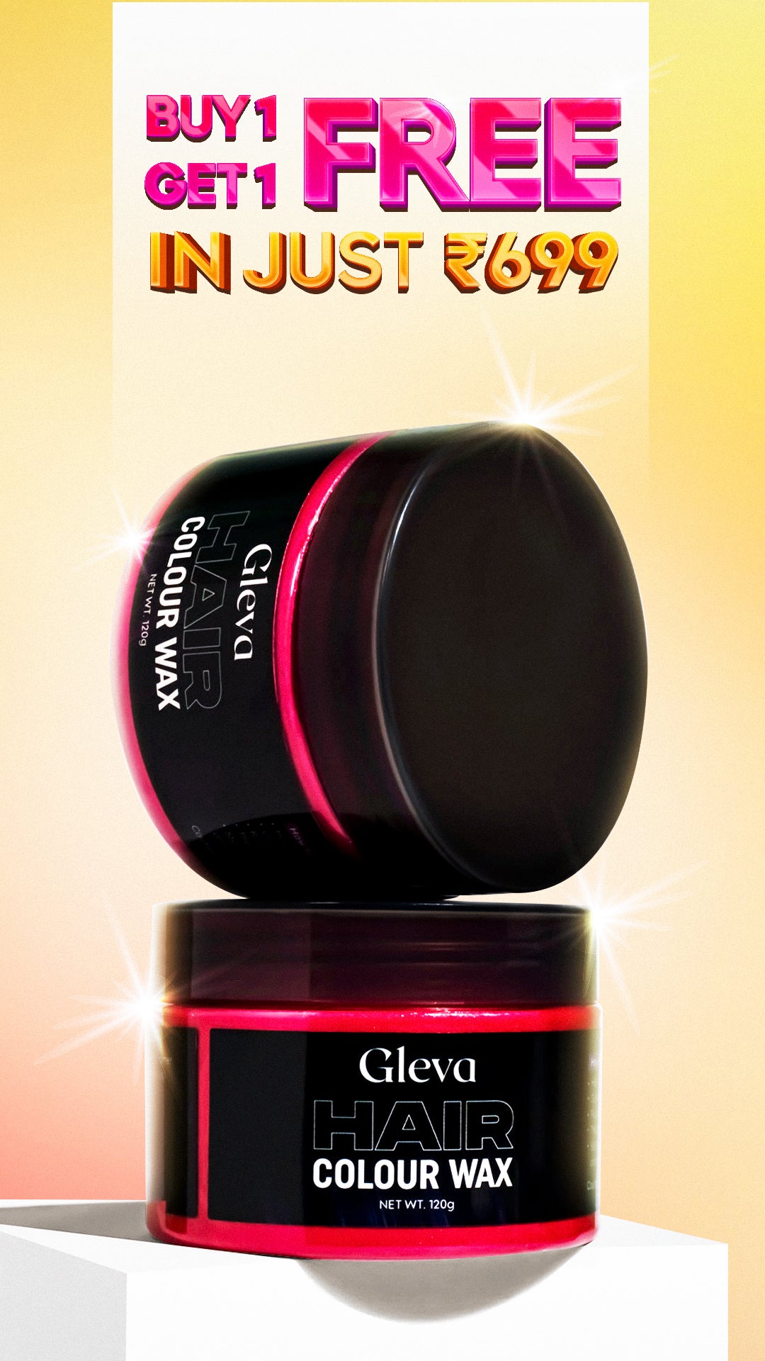 Temporary One Wash Hair Color Wax (Buy 1 Ger 1 Free)