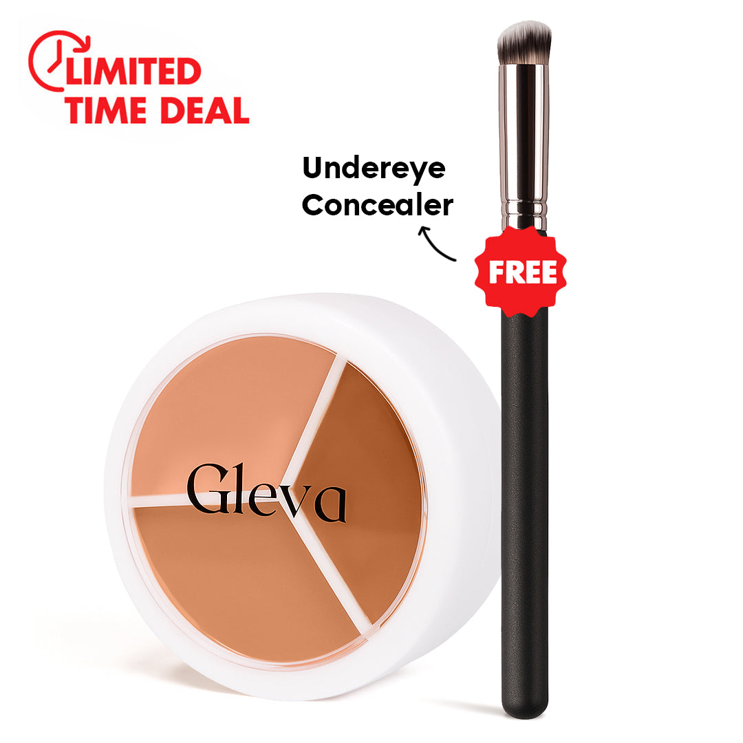 Tri-color Concealer (Free Eye Concealer Brush)