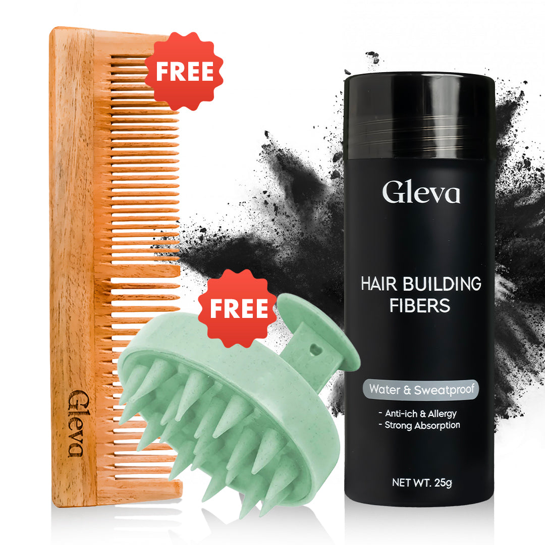 Hair Building Fibers + Free Gifts (Hair Comb +Massager)