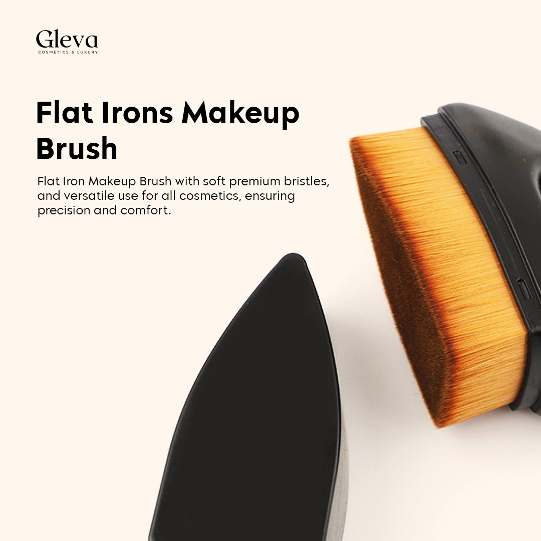 Flat Iron Makeup Brush (Buy 1 Get 1 Free)