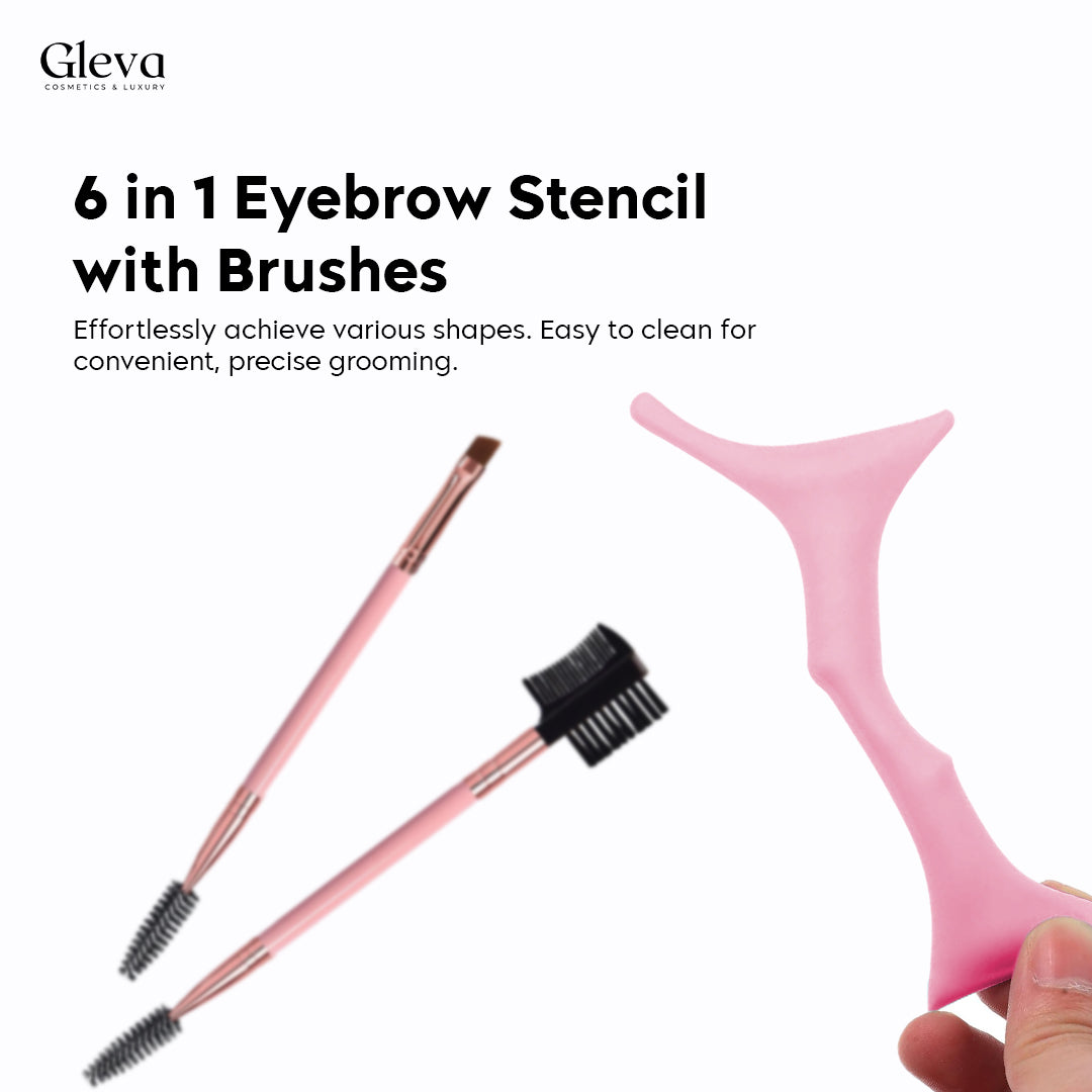 Three Piece Silicone Eyebrow Tools Set
