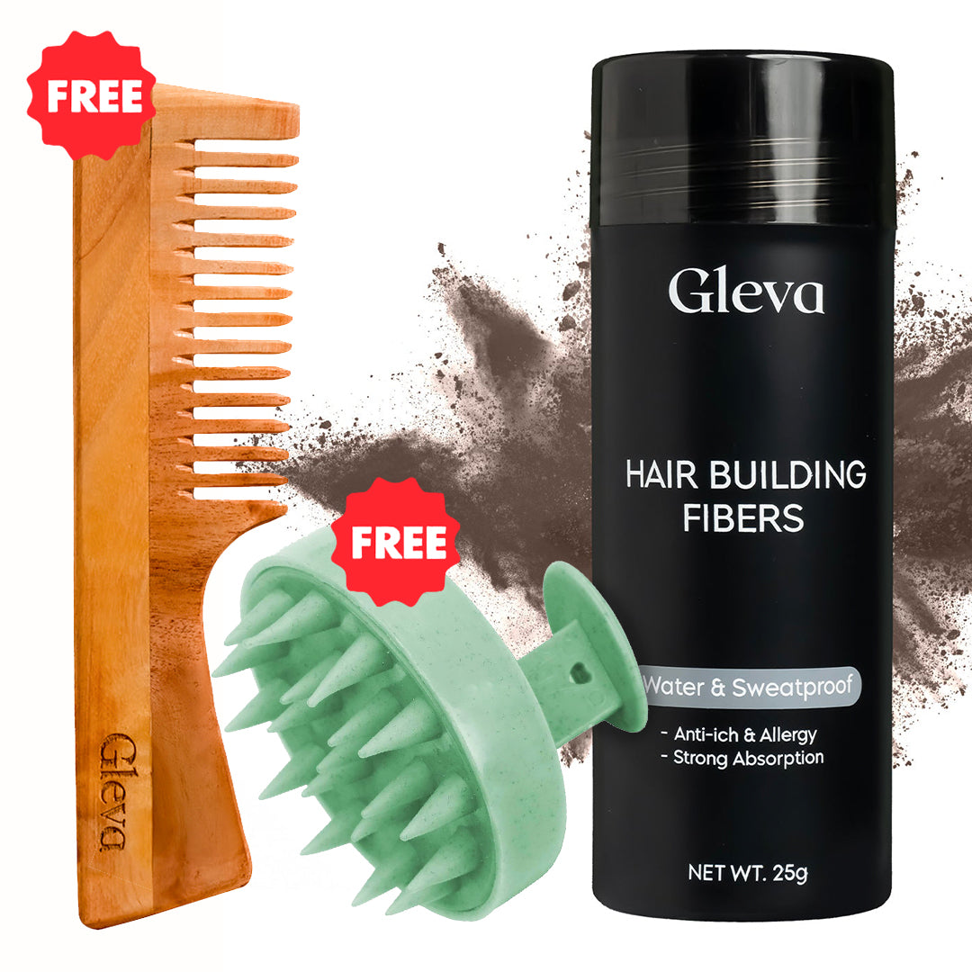 Hair Building Fibers + Free Gifts (Hair Comb +Massager)
