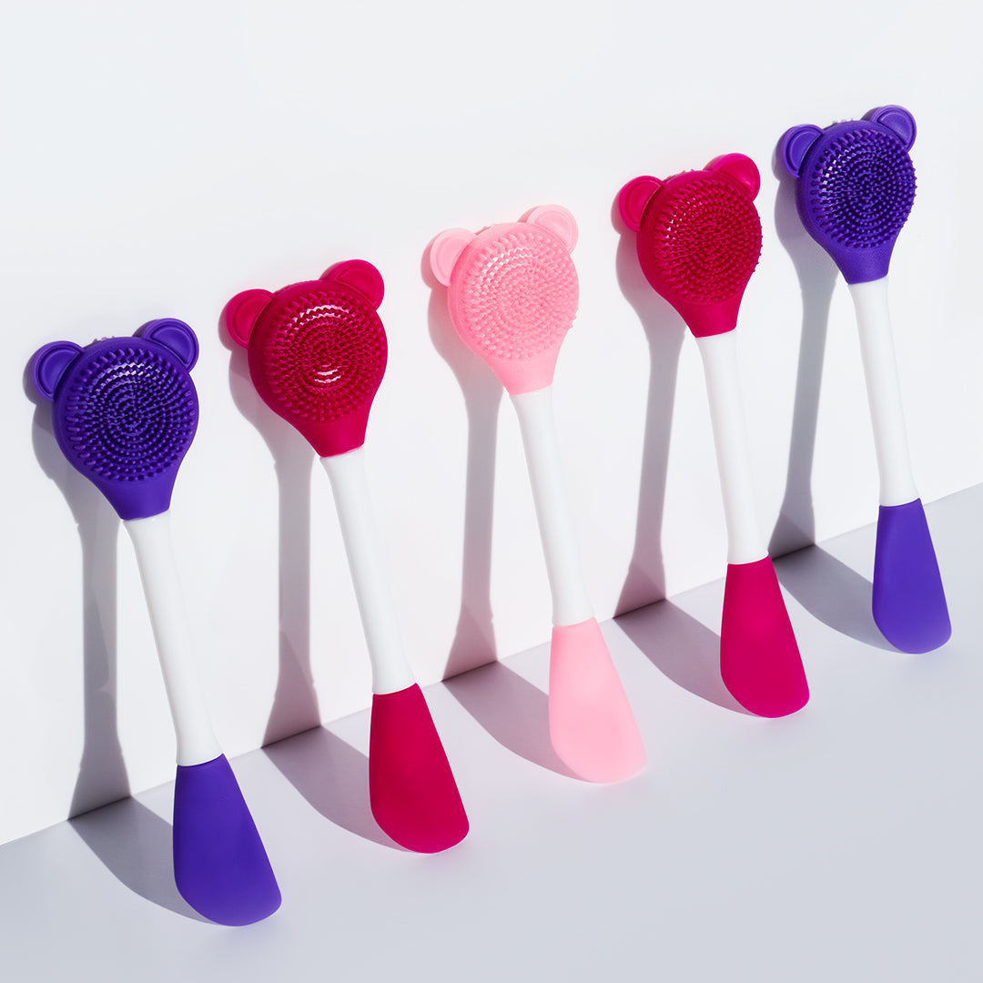 Silicon Dual Head Face Scrubber and Applicator