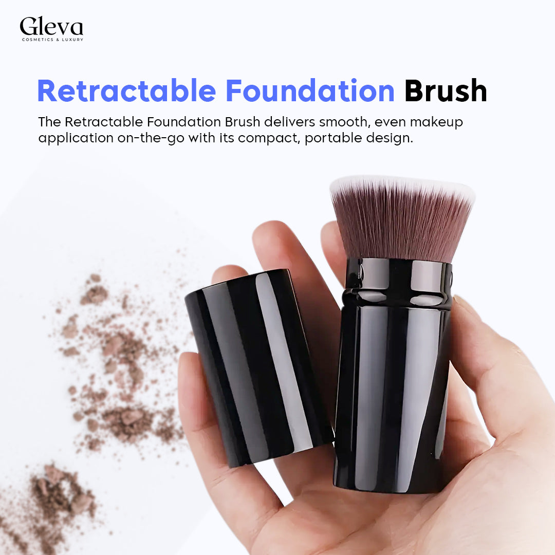 Retractable Foundation Makeup Brush Flat