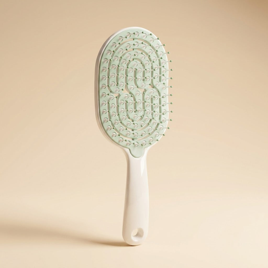Self Cleaning Brush with Removable Lid or Cap