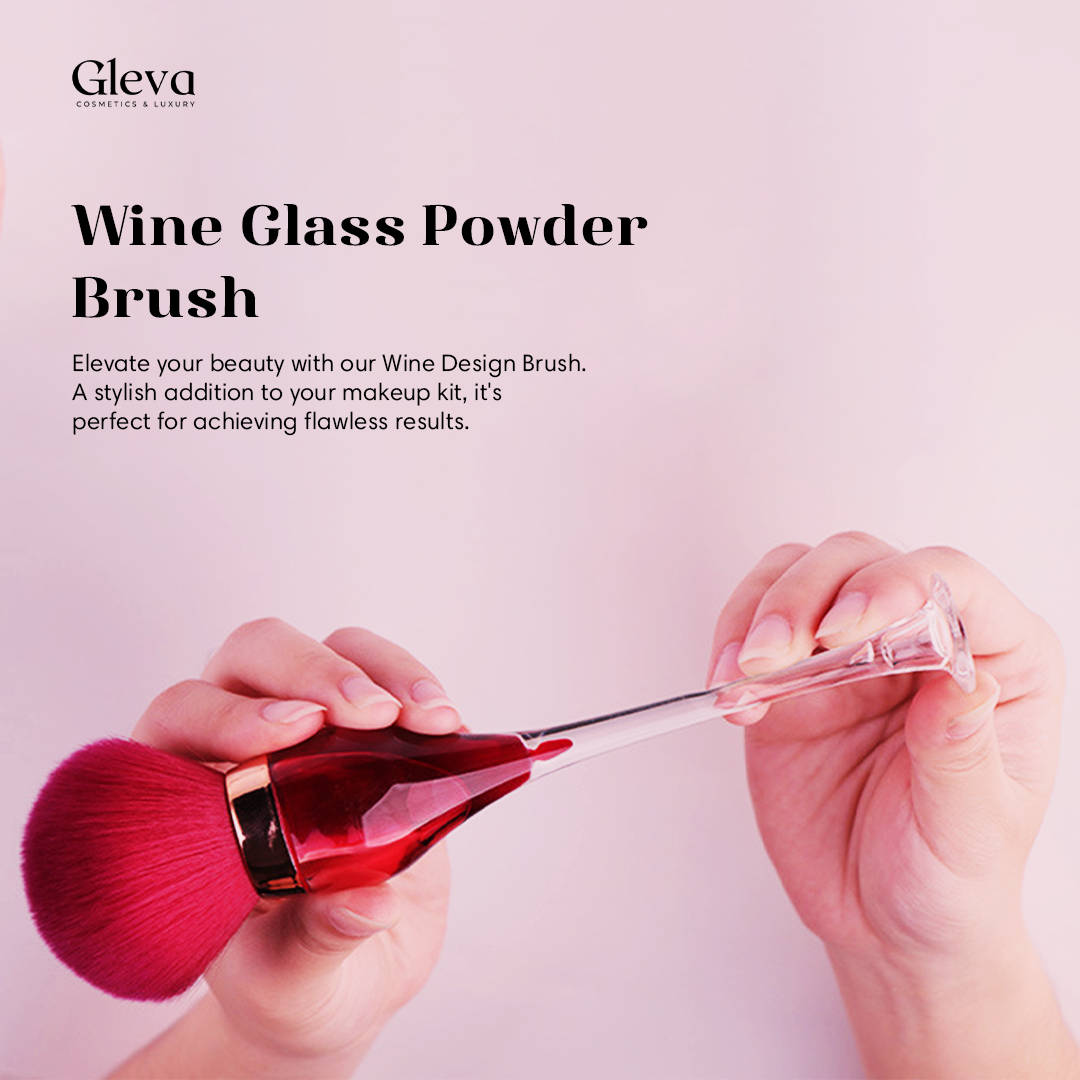 Wine Glass Powder Brush