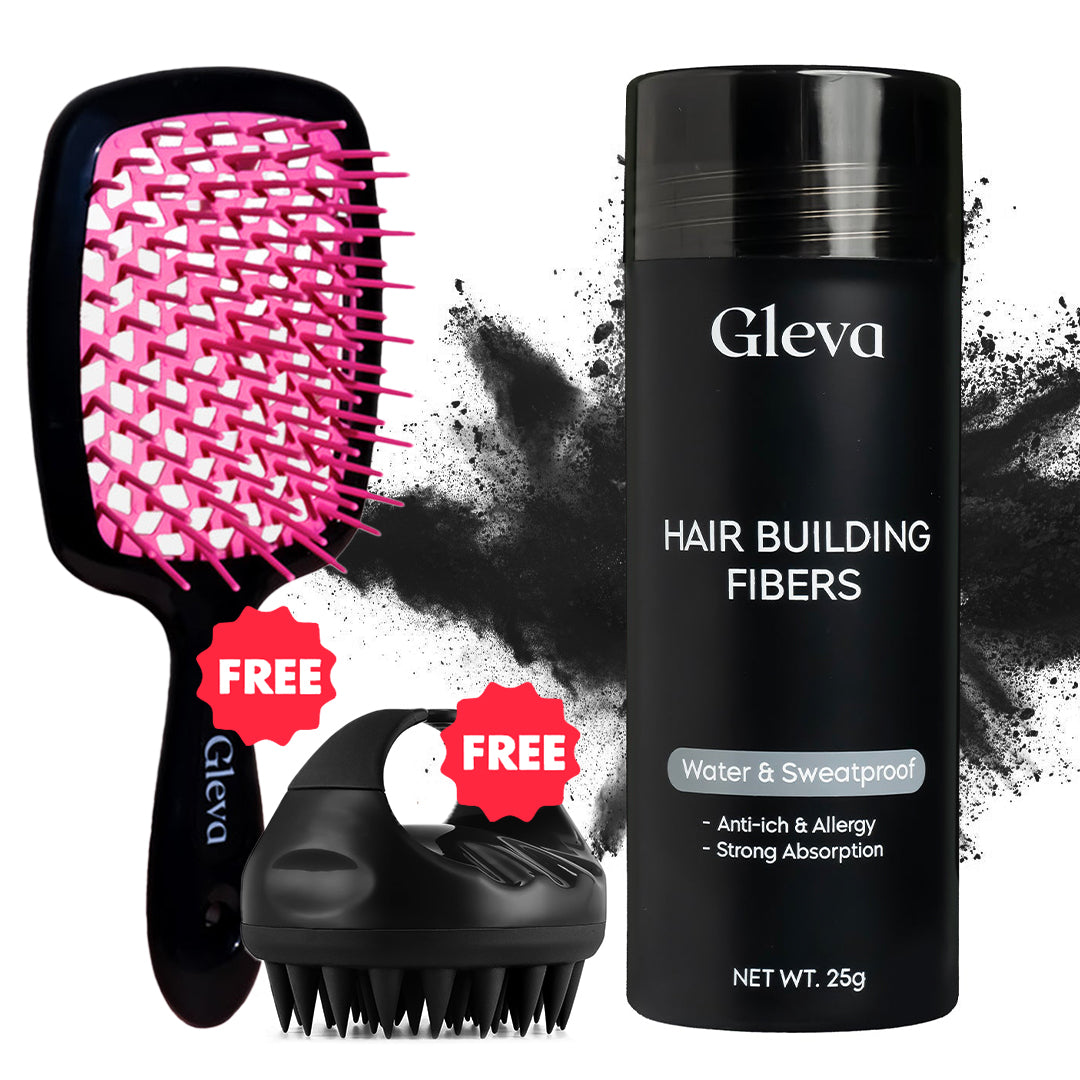 Hair Building Fibers + Free Gifts (Hair Brush+Massager)