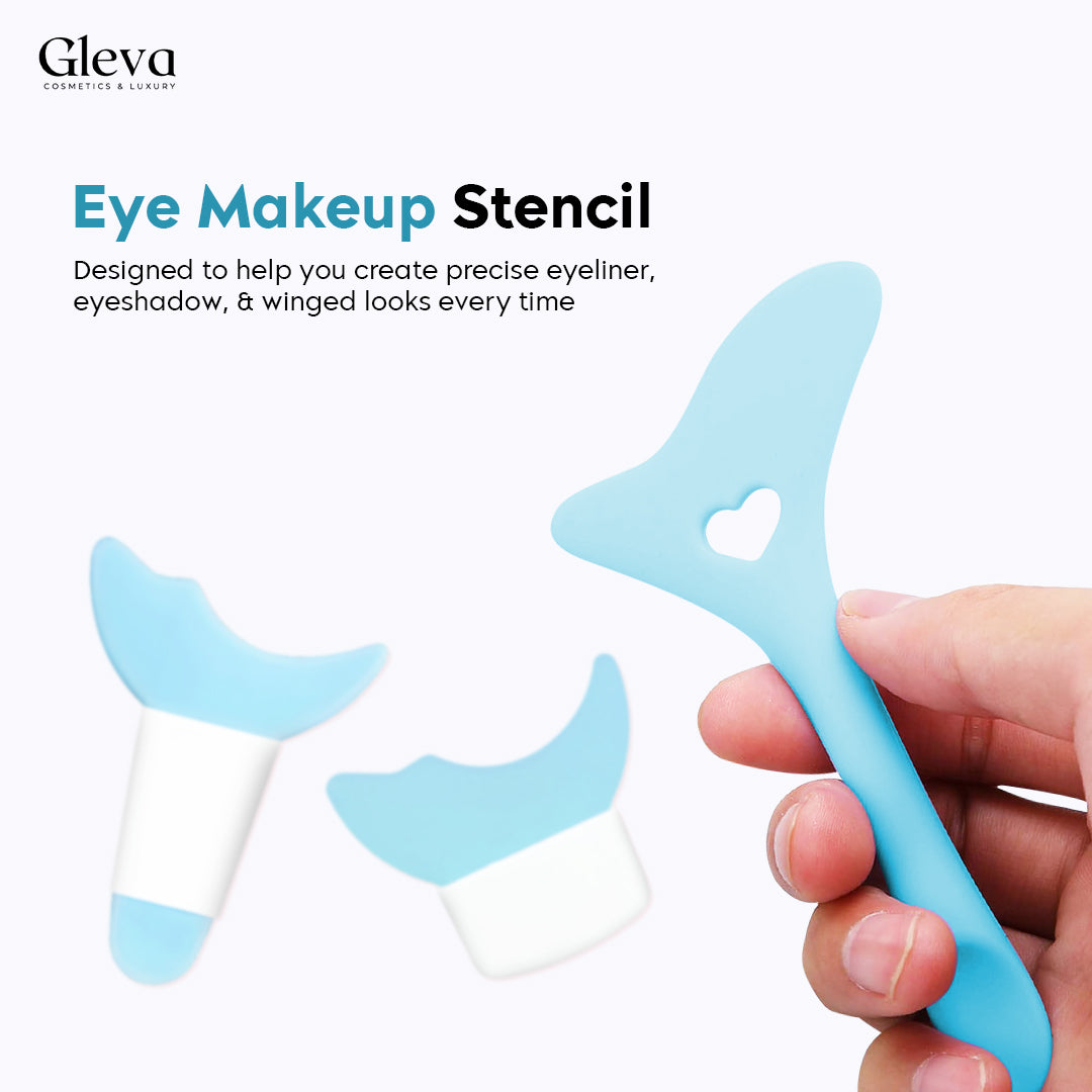 Three Piece silicone Eye Makeup Stencil