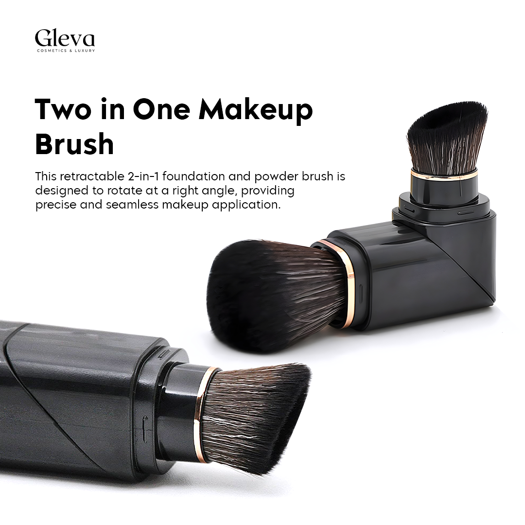 Two In One Makeup Powder Brush