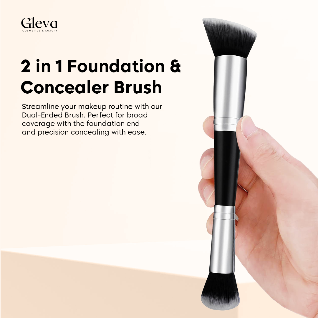 Dual-ended Foundation Brush