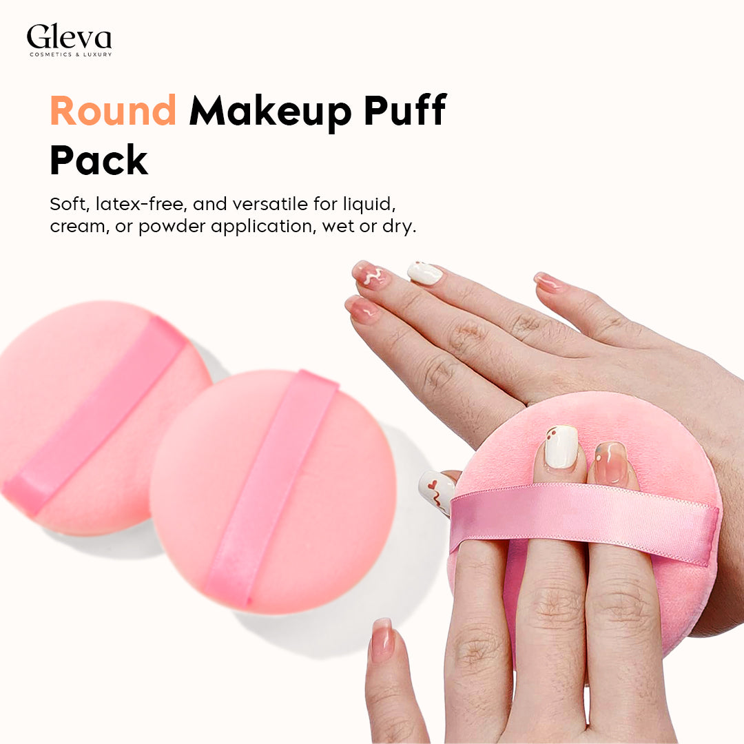 Round Makeup Puff Pack