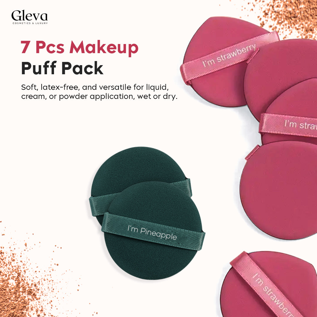 7 Pcs Makeup Puff Set