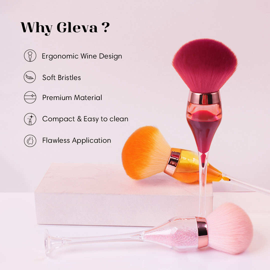 Wine Glass Powder Brush