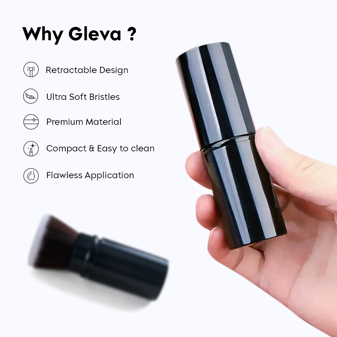 Retractable Foundation Makeup Brush Flat