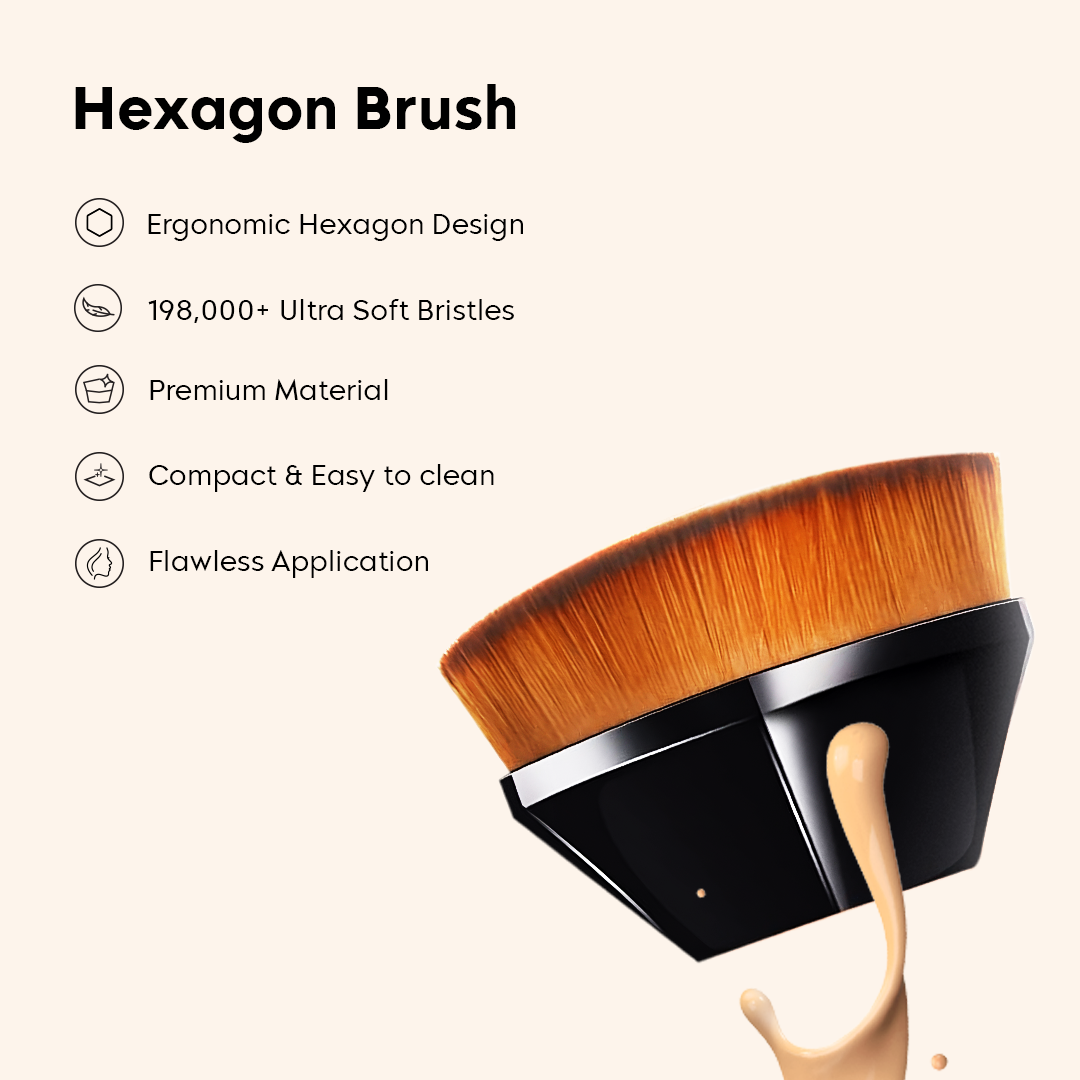 Oval Brush + Flat angled