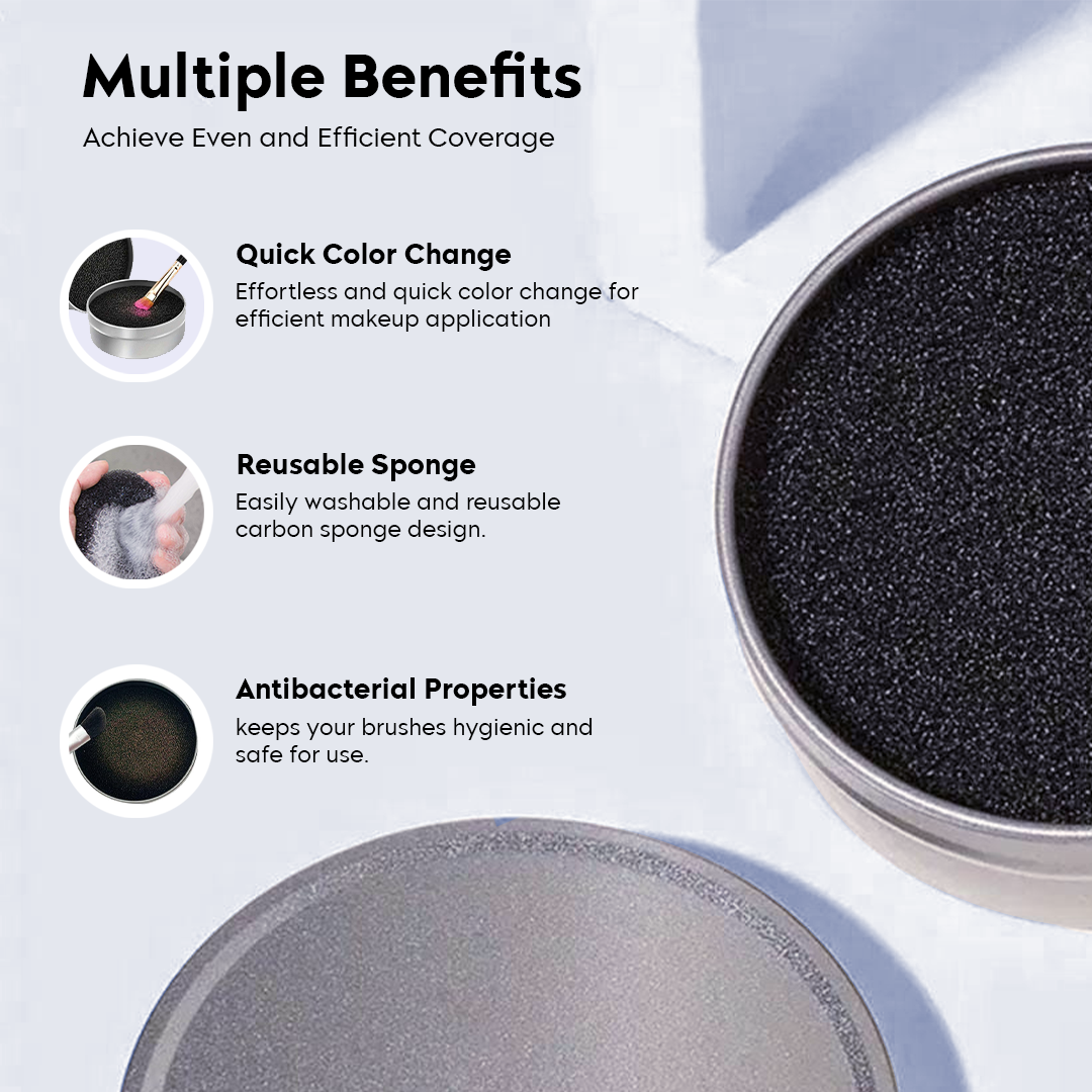 Makeup Brush Cleaning Sponge