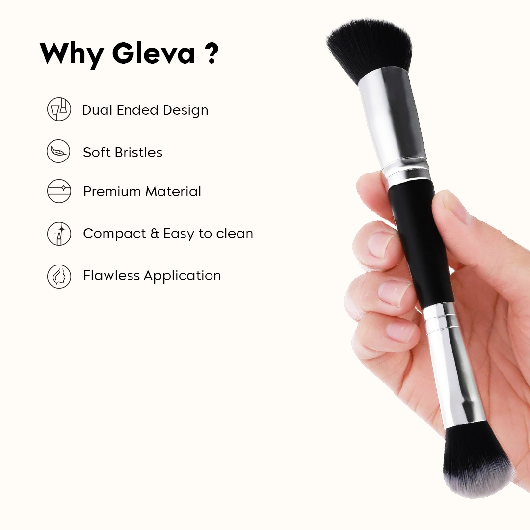 Dual-ended Foundation Brush