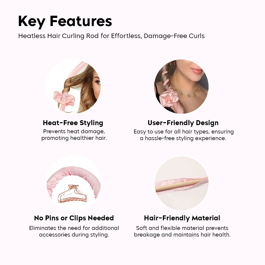 Heatless Hair Curler (Buy 1 Get 1 Free)