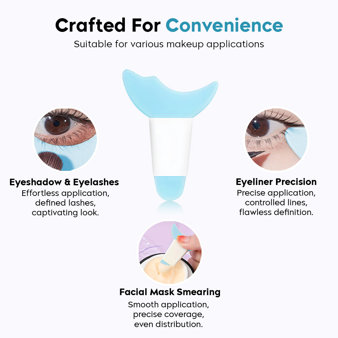 Three Piece silicone Eye Makeup Stencil
