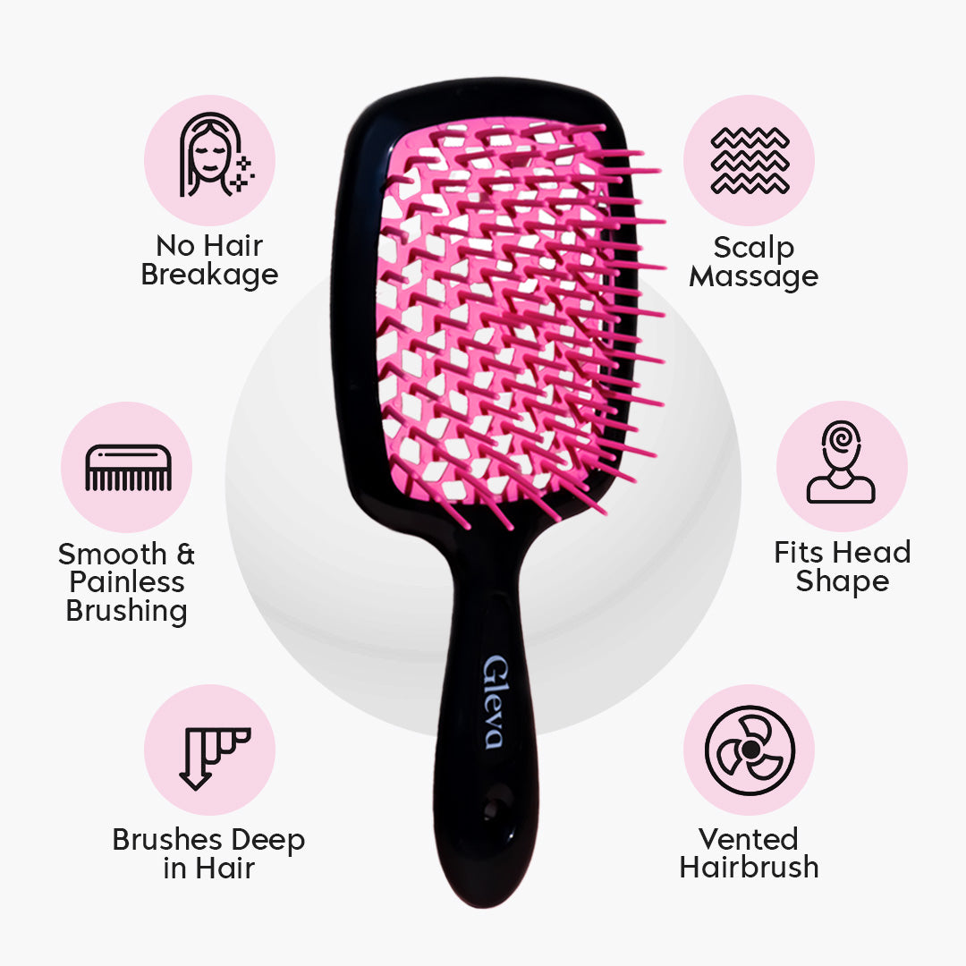 Hair Detangling Brush +(Free Scalp Massager)