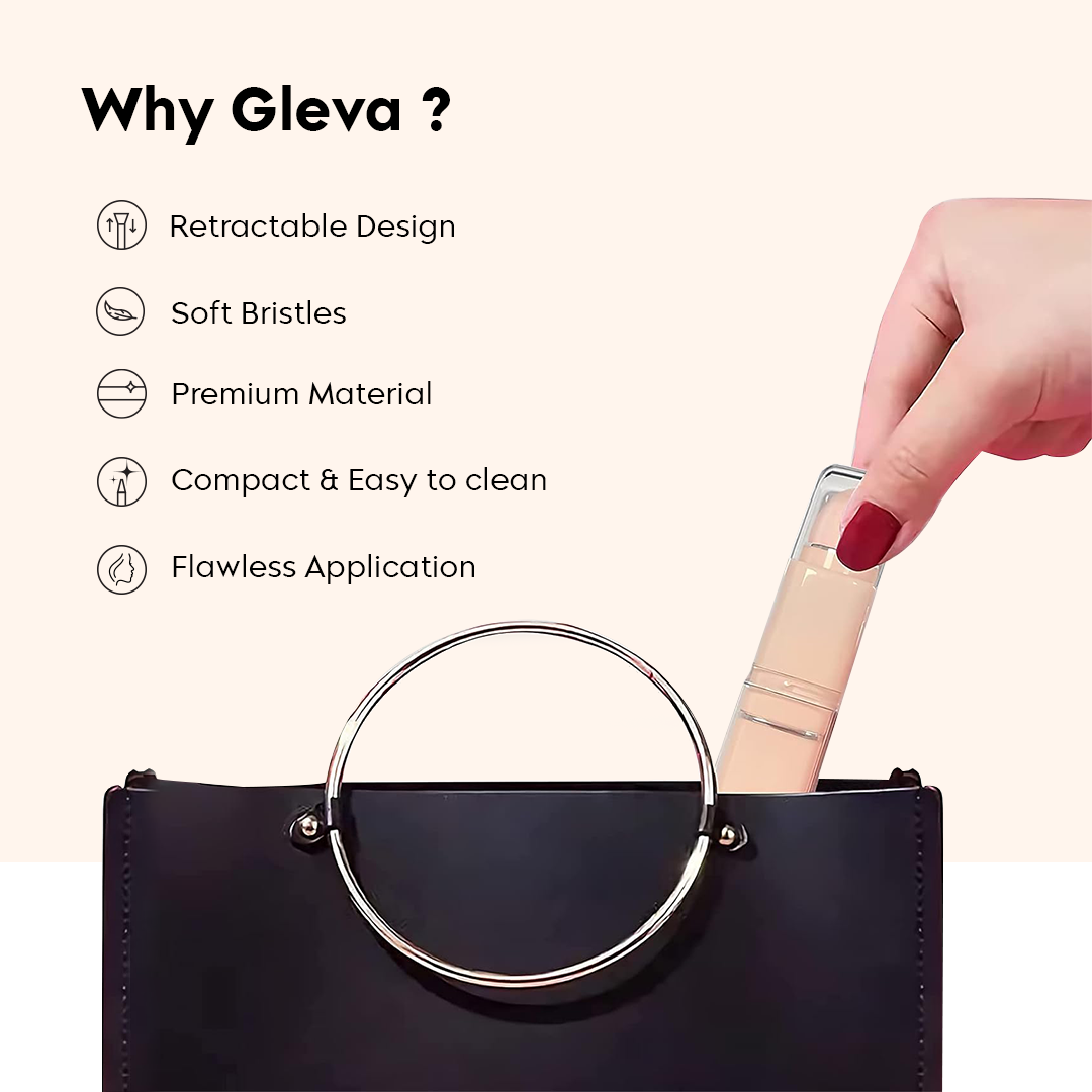 Two in One Travel Makeup Brush