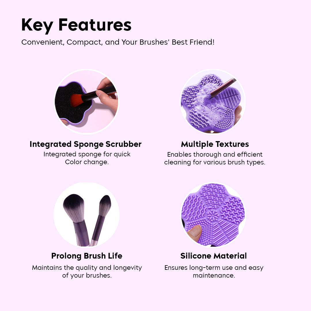 Makeup Brush Cleaning Scrubber