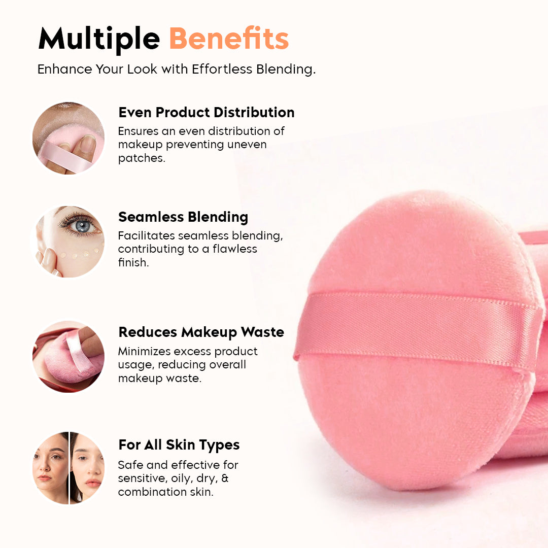 Round Makeup Puff Pack