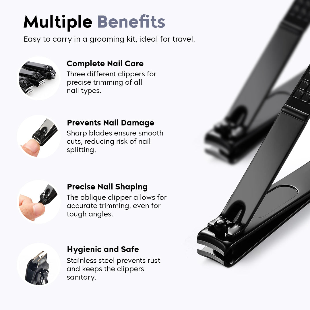3 in 1 Multi-Purpose Nail Clipper Set
