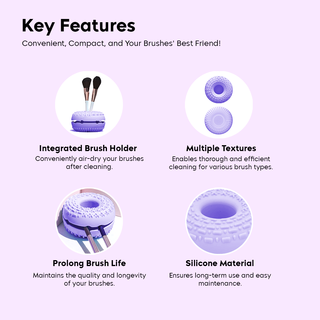 Silicone Makeup Brush Cleaning Mat