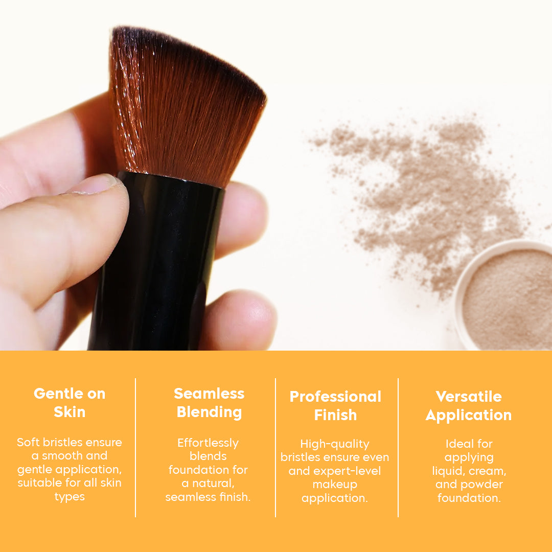 Flat Angled Makeup Brush