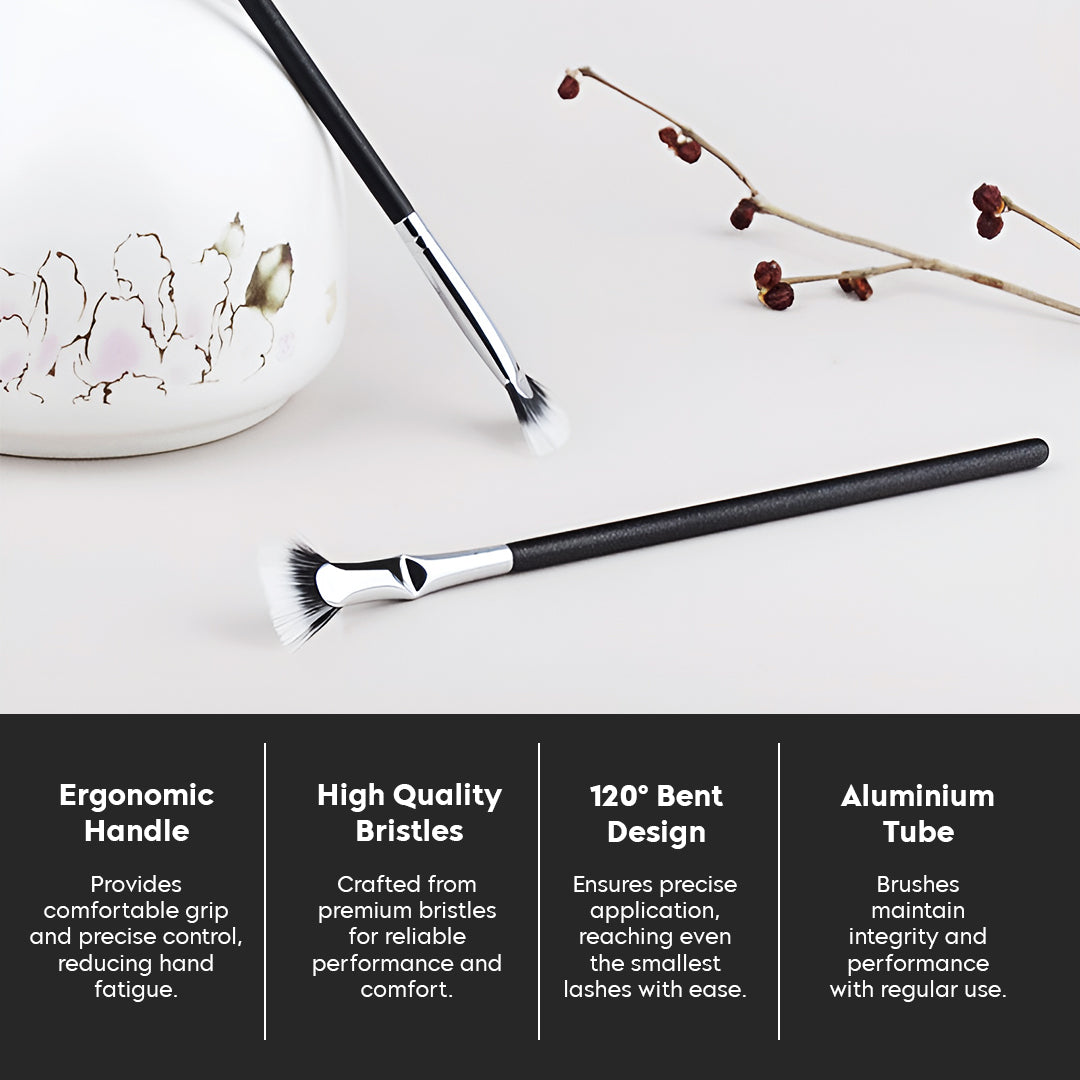 Eyelash Brush Fan Bent