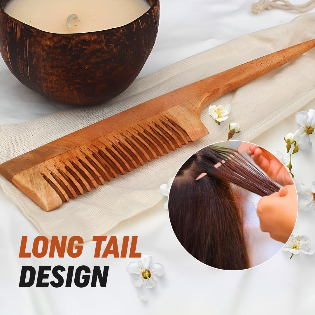 Long Tail Neem Comb