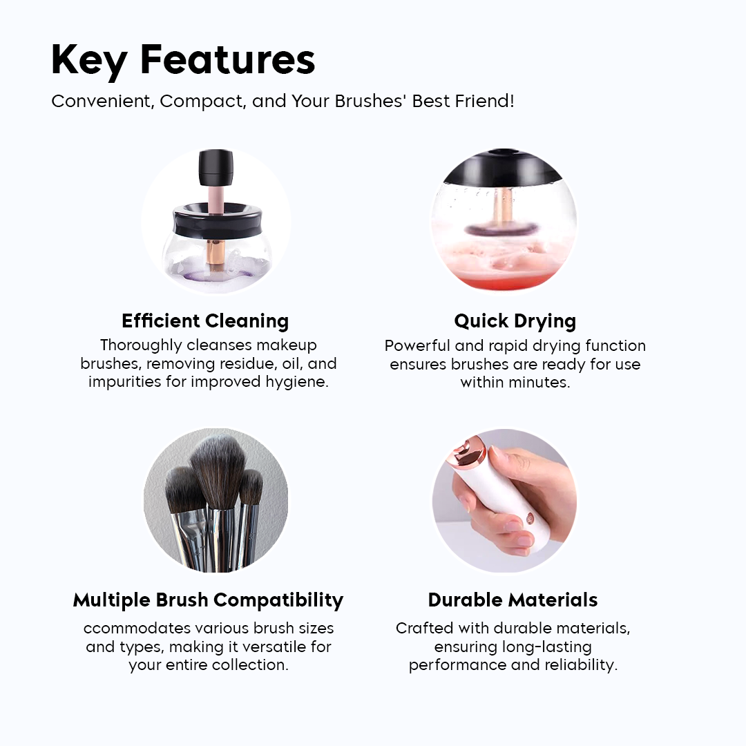 Electric Makeup brush Cleanser and Dryer