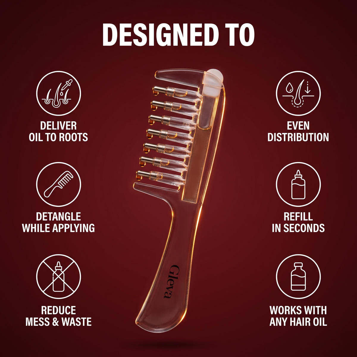 Hair Applicator Comb