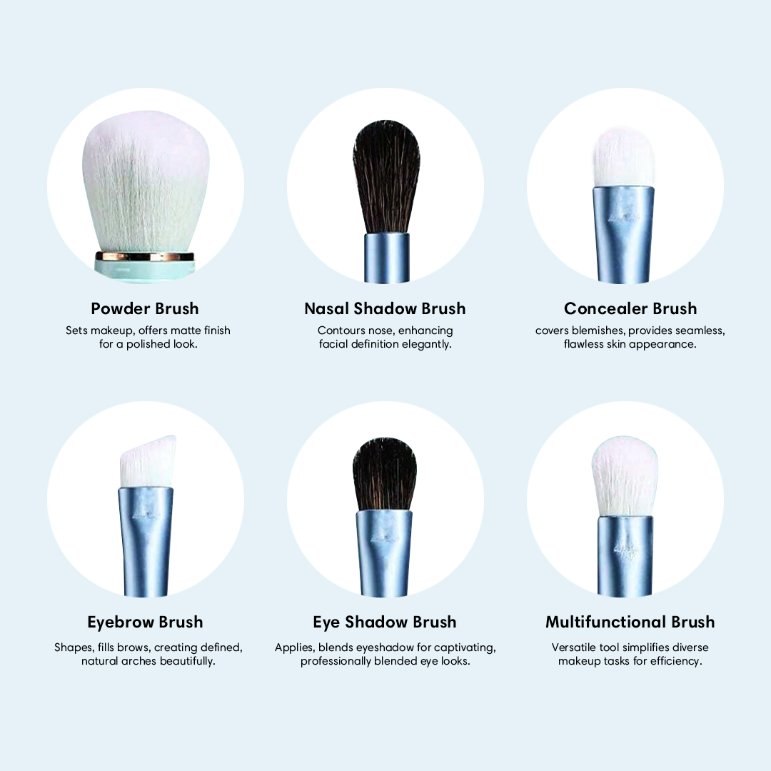 Mini Complete Function Cosmetic Brushes Kit