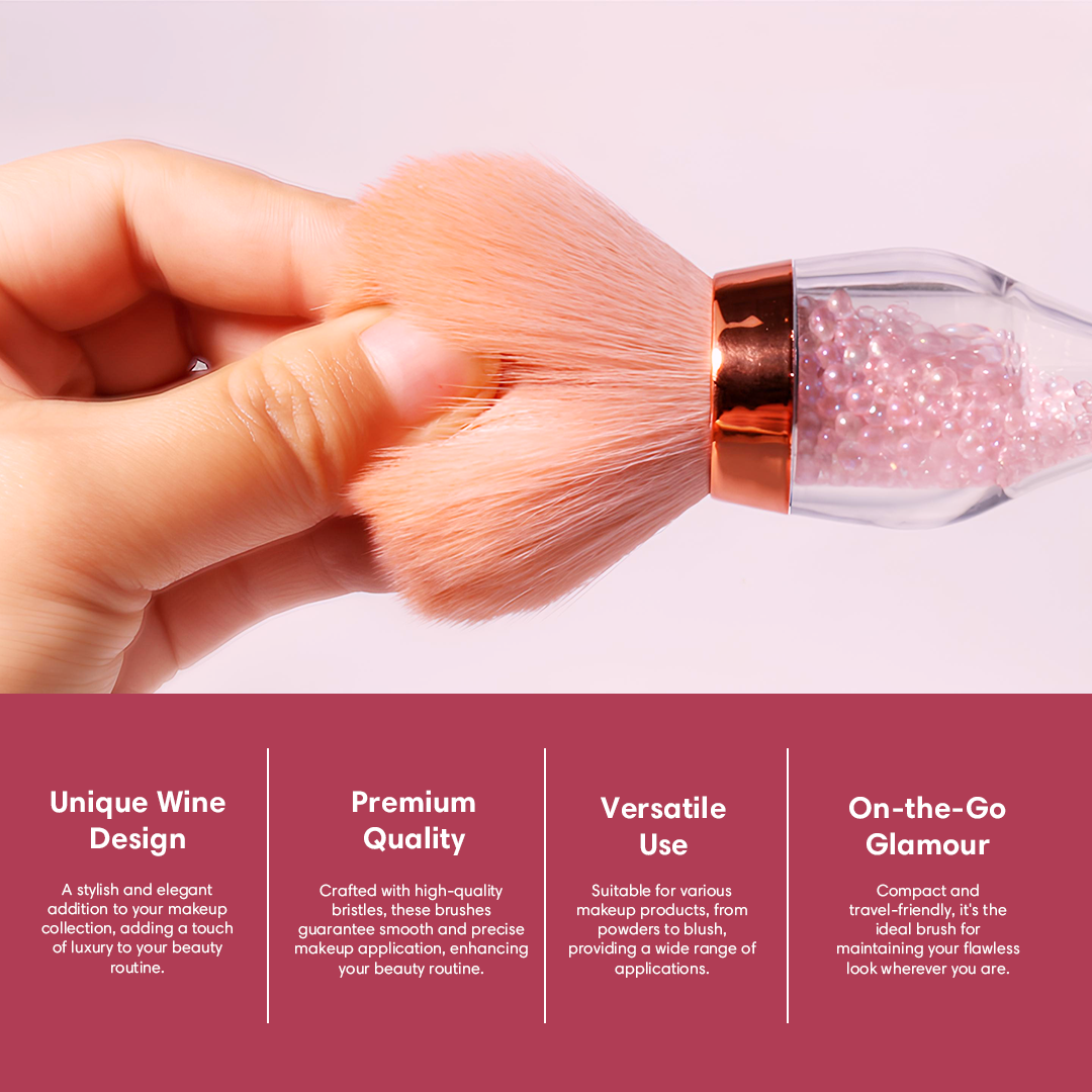 Wine Glass Powder Brush
