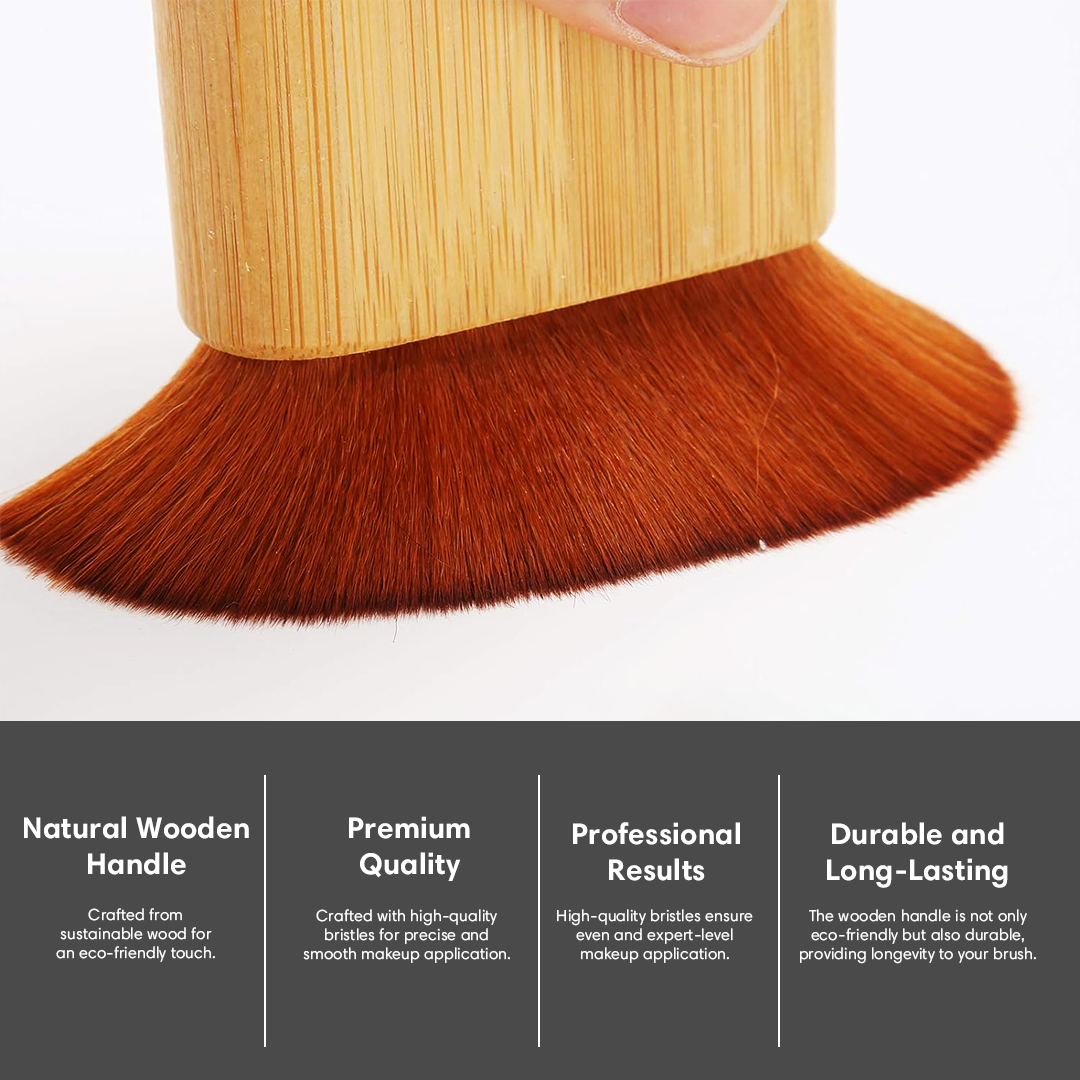Wooden Makeup Brush (Buy 1 Get 1 Free)