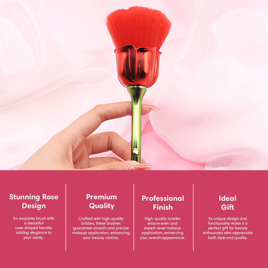 Rose Makeup Brush