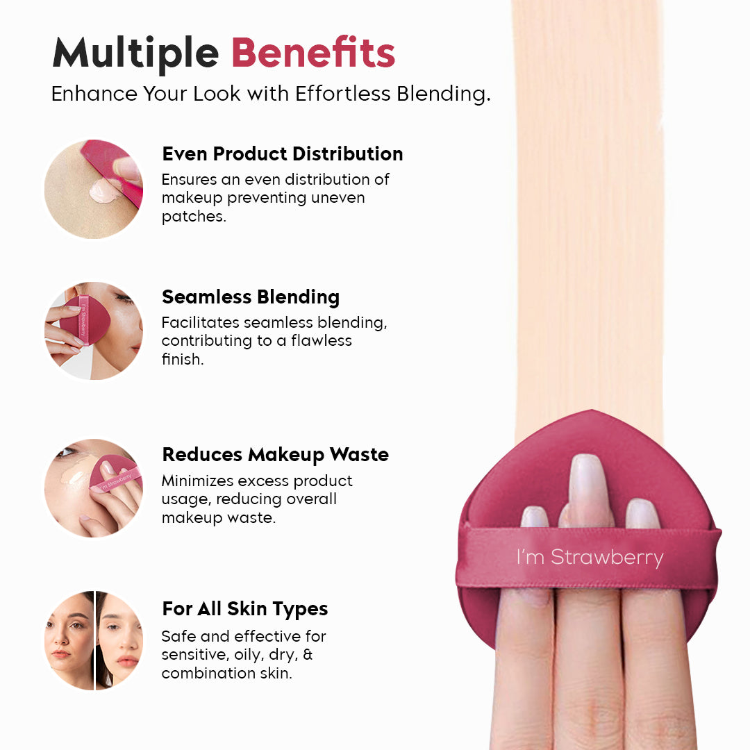 7 Pcs Makeup Puff Set