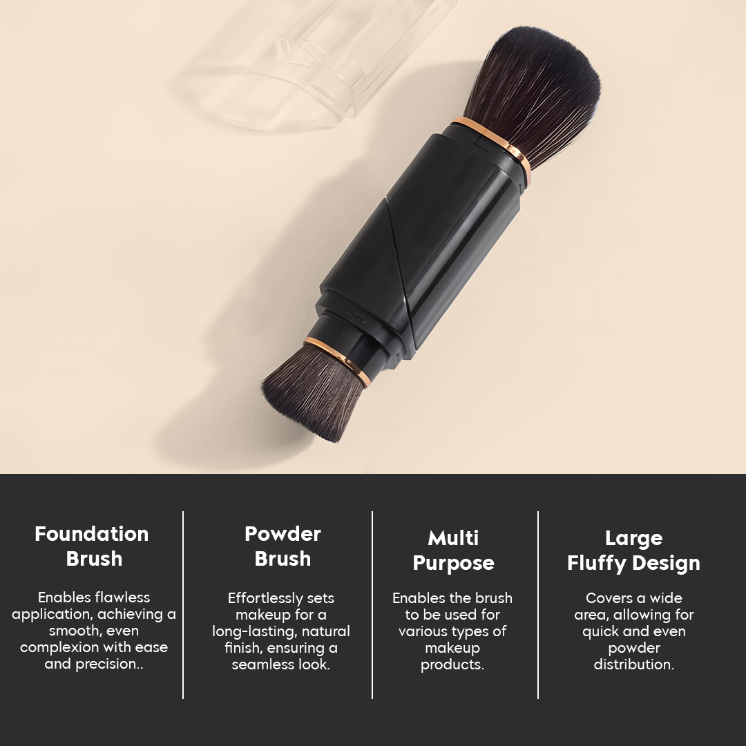 Two In One Makeup Powder Brush
