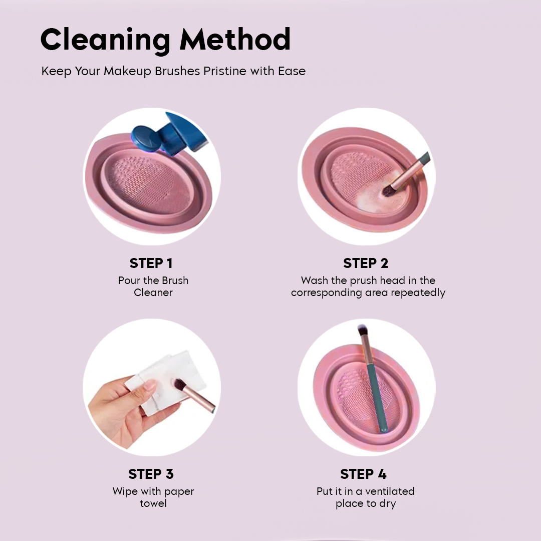 Foldable Brush Cleansing Bowl