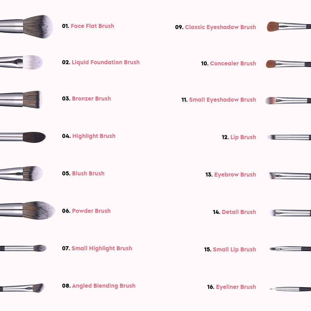 Automatic Makeup Brush Cleaner + 16 Pieces Makeup Brush Set