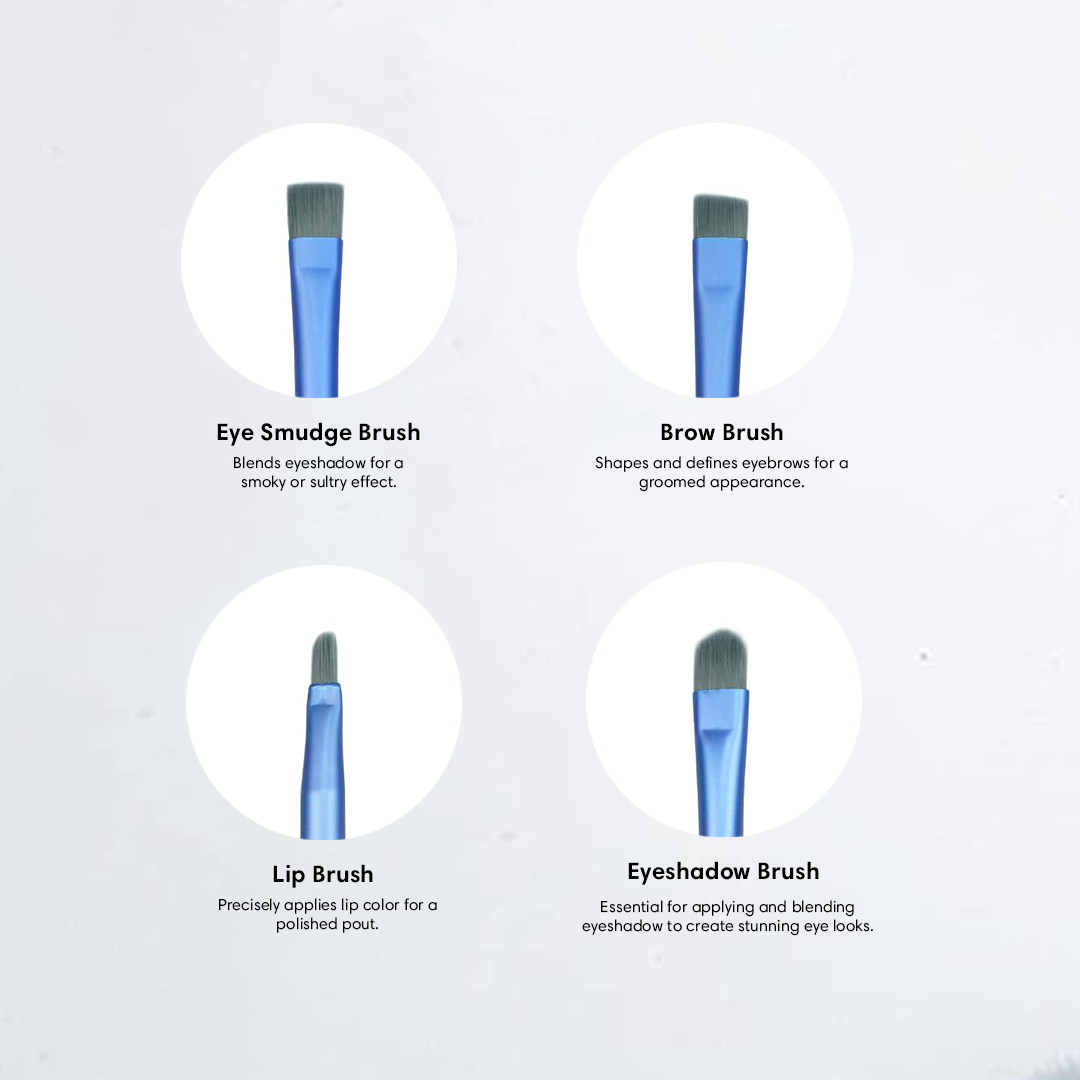 8 PCS Makeup Brush Set With Holder (Buy 1 Get 1 Free)