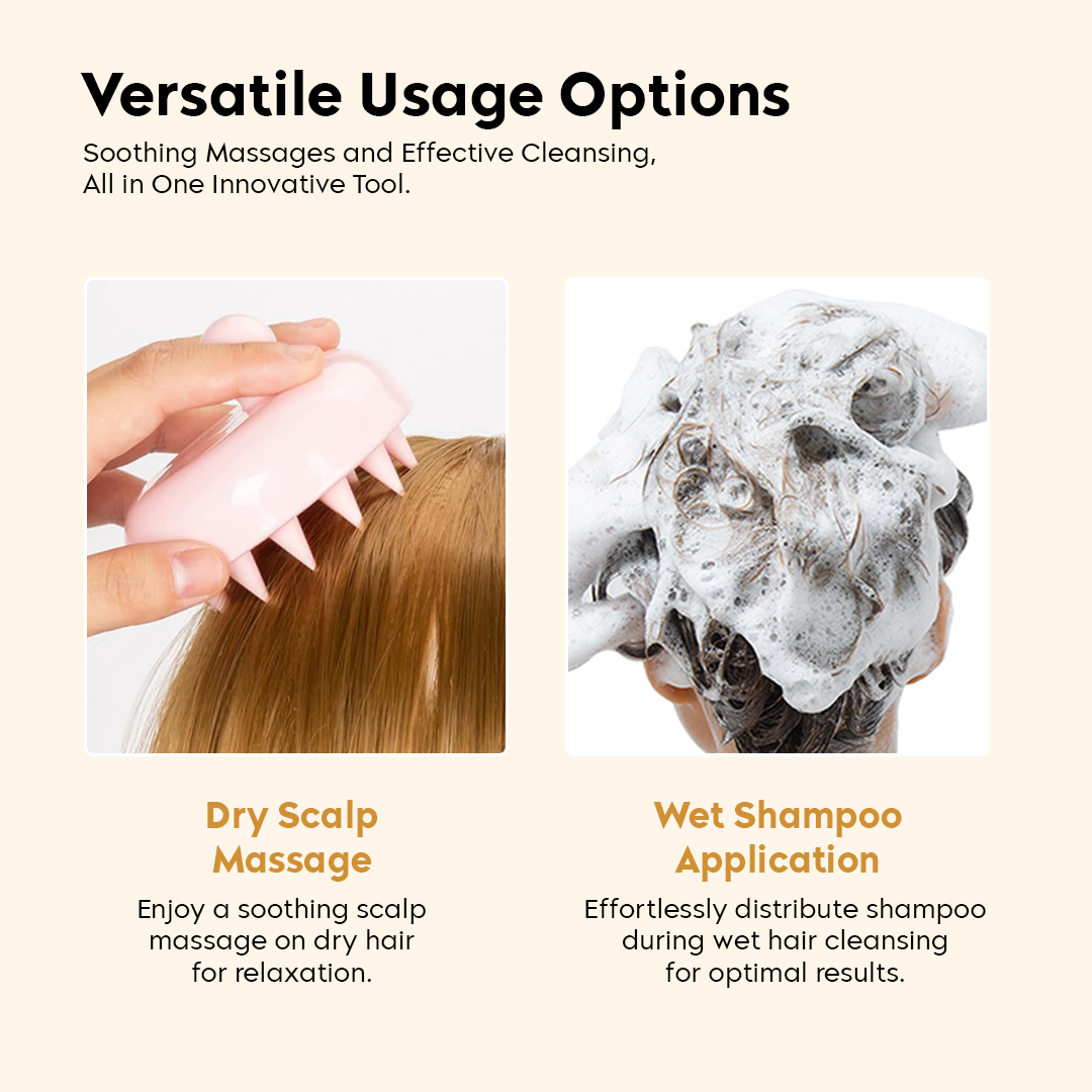 Scalp Massaging Shampoo Brush