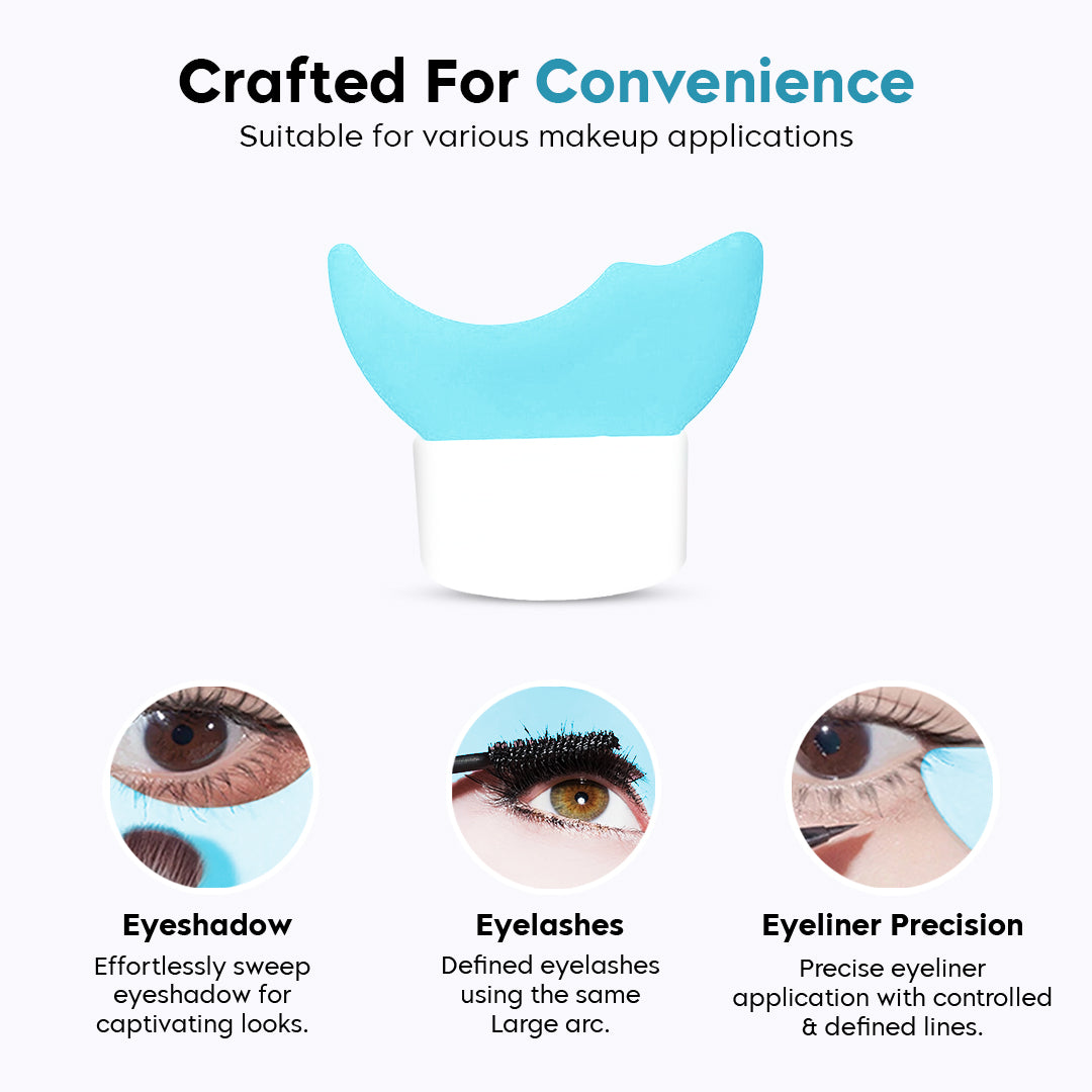 Three Piece silicone Eye Makeup Stencil