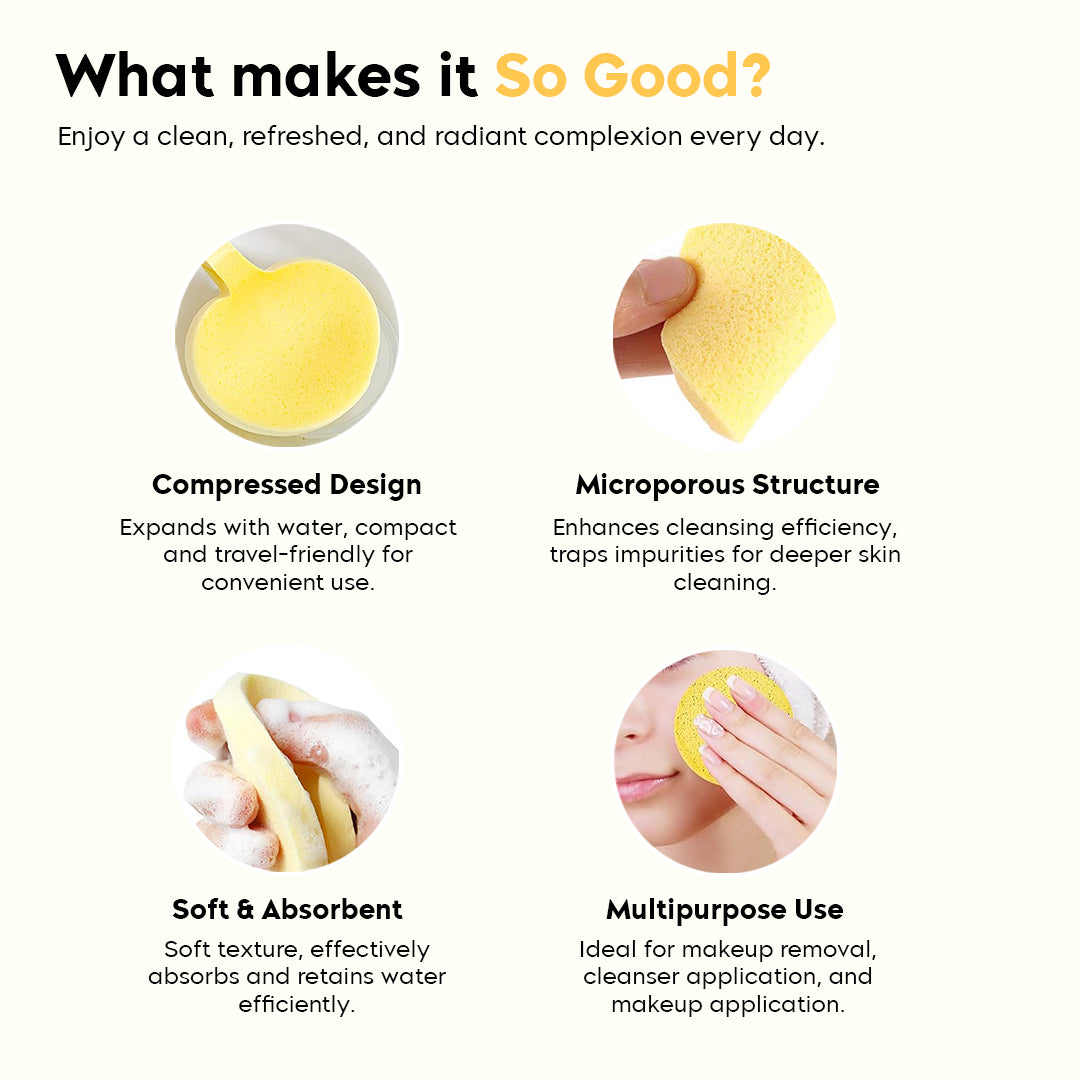 Compressed Facial Sponge