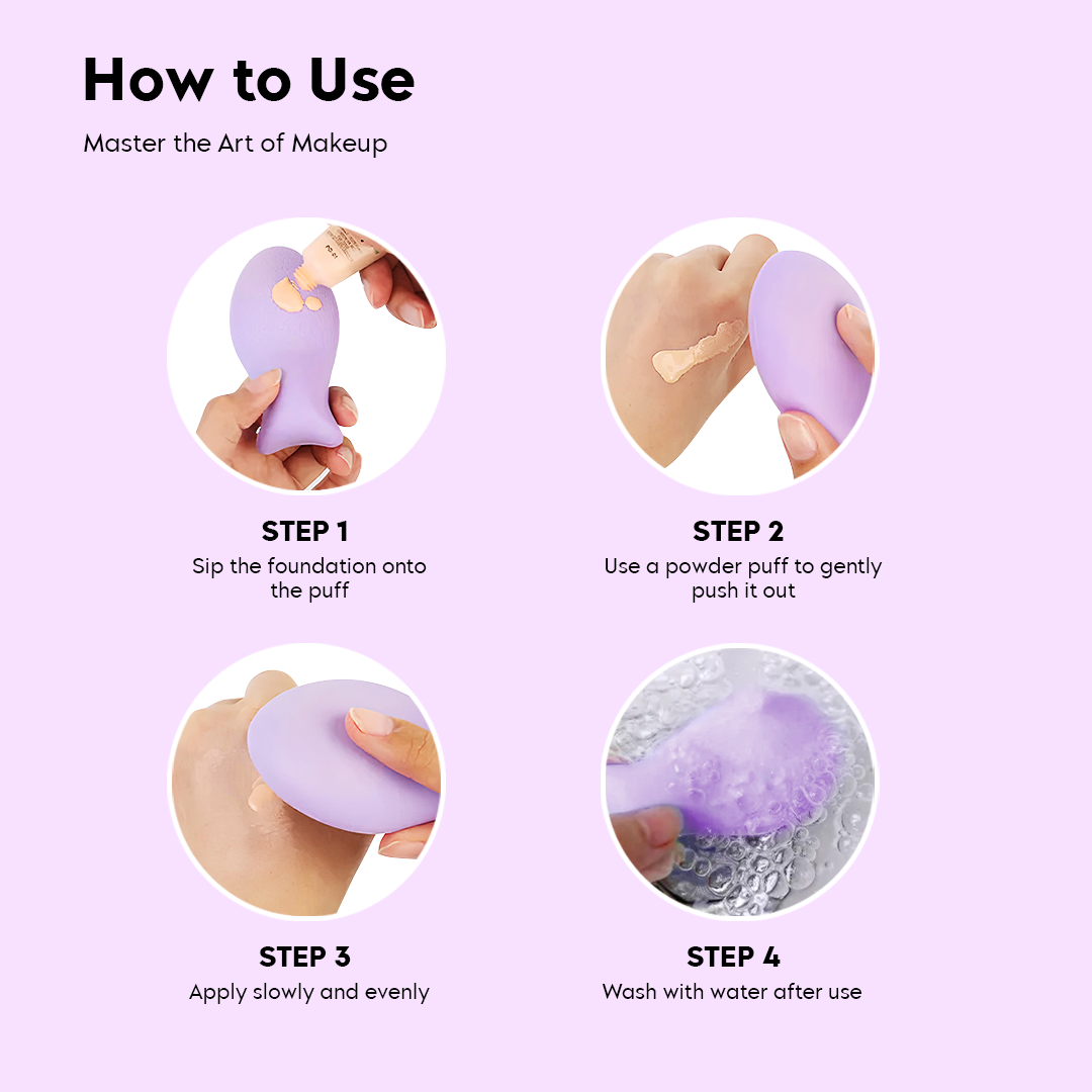 Silicone Fish Makeup Sponge